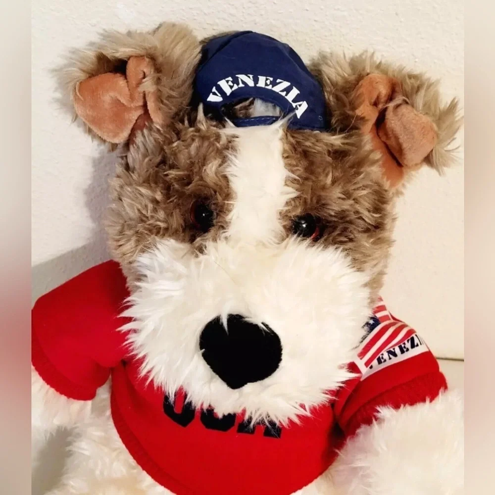 1994 Lane Bryant Venezia USA Puppy Dog Stuffed Animal Plush Commonwealth 20